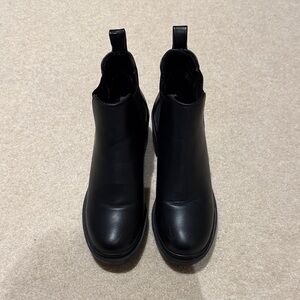 Steve Madden Black Combat Boots